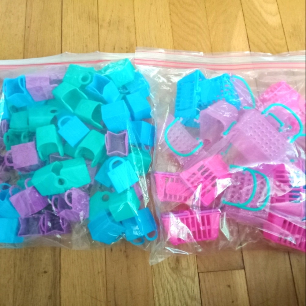 Huge Lot of Shopkins Bags and Baskets